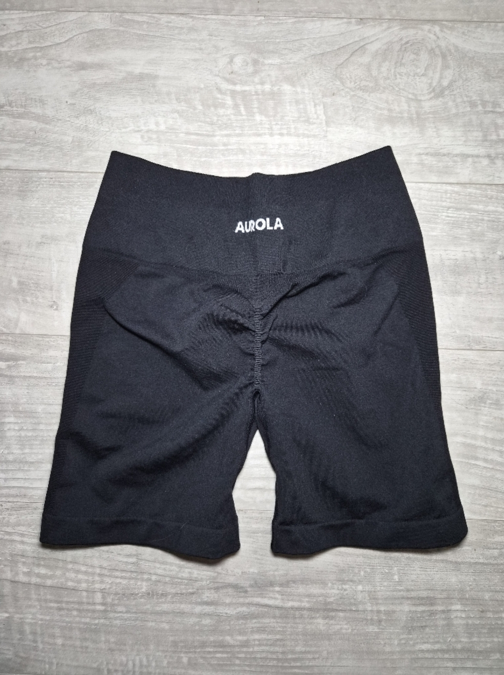 Aurola Seamless Workout Shorts Women's Black Small High Waisted Shorts